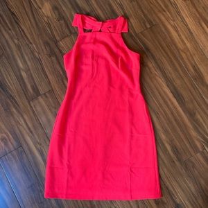Vince Camuto Holiday Red Bow Christmas Dress 6
